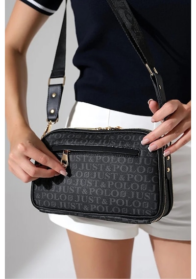 Just Polo Kadın Günlük Kullanıma Uygun Su Geçirmez Lüks Ve Şık Omuz Çantası Shoulder Bag Siyah