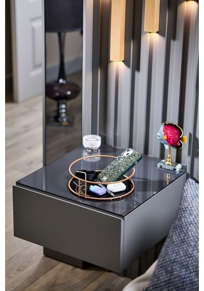 Edora Home Rose Banyo Organizer, Pleksi Banyo Düzenleyici - Metal Paslanmaz Rose