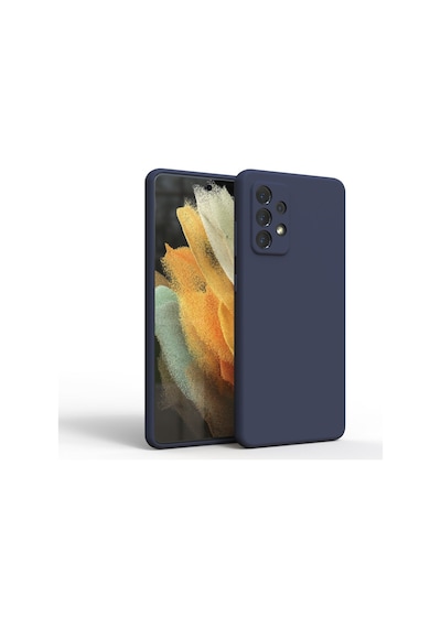 Samsung Uyumlu Galaxy A52S Kilif Lens Korumali Içi Kadife Silikon 0,3..M 476416444