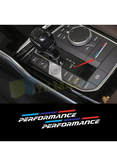 Bmw M Performance Ayna Torpido Direksiyon Oto Sticker Etiket 2 Ad 5,5 X 0,65 Cm