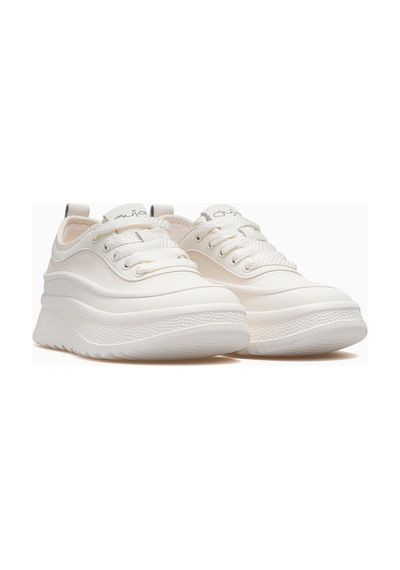 Guja 26y373 Kadın Bağcıklı Kalın Taban Sneaker Ayakkabı Bej