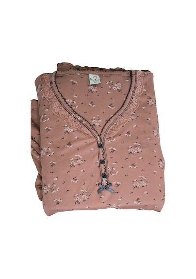 Miss Melina Büyük Beden % 100 Pamuk Uzun Kol Kadın Pijama Takımı Gülkurusu - 9017146601924 Miss Melina Büyük Beden % 100 Pamuk Uzun Kol Kadın Pijama Takımı Gülkurusu - 9017146601924