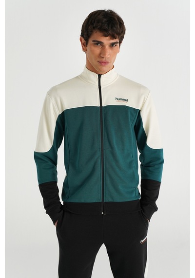 Hummel Wesler Fermuarlı Sweatshırt 922327-9815 Yeşil