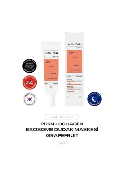 Pdrn Ve Kolajen İçeren Onarıcı Eksozome Dudak Maskesi Exosome Lip Sleeping Mask