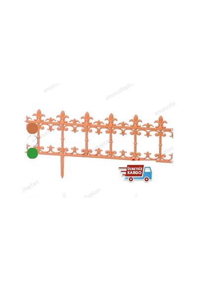 5990 Plastik Bahçe Çiti Klasik 4Lü Set