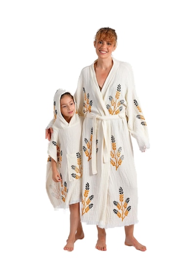 Brandsmiths Golden Wheat Anne Çocuk Kimono Panço Çok Renkli