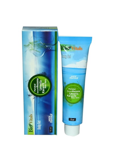 Bio Vitals Body Gel Portakal Zencefil Rezene Aloe Vera Jeli 75 ML