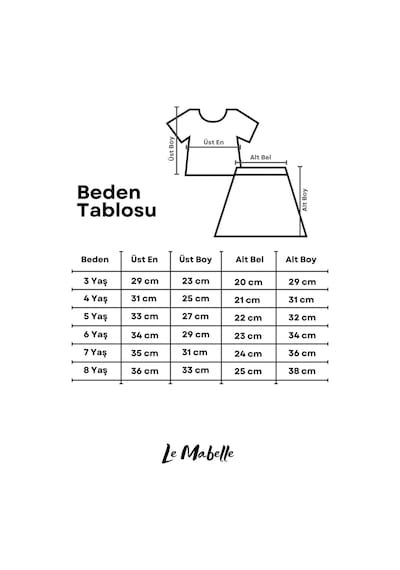 Le Mabelle Fuşya Üzeri Pul Detaylı Tül Etekli İkili Takım - Freya Fuşya
