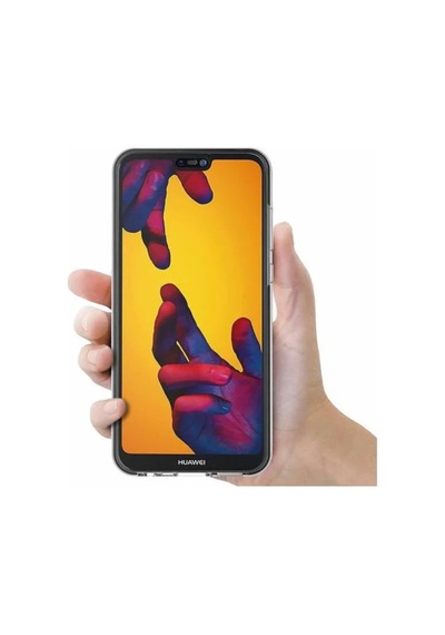 Huawei P 20 Lite Çift Taraflı Silikon Kılıf Şeffaf