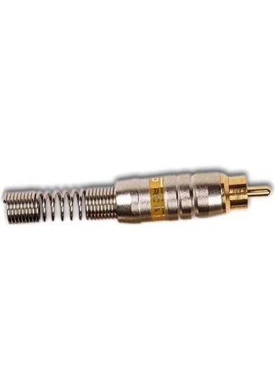Climb Ast 75 Rca Konnektör - Altın Kaplama, Yaylı Kablo Koruma
