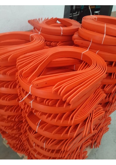 BALYA MAKİNESİ PLASTİK KABURGA TURUNCU