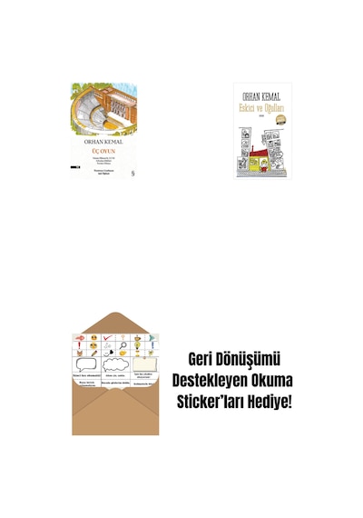 Üç Oyun + Eskici Ve Oğulları Midi Boy + Okuma Sticker'ları