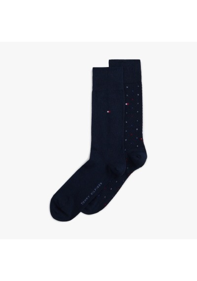 Tommy Hilfiger Th Men Sock 2p Structure Dot Erkek Mavi Çorap - S701236311