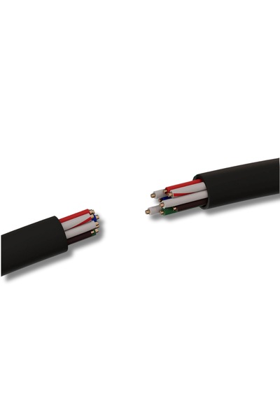 Irenıs Cat6 U/utp Esnek Kablo, Siyah 10 Metre