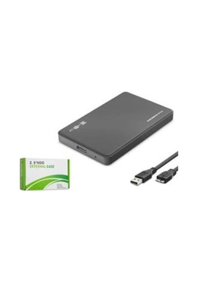 Hadron Hdx1752s 2.5 İnç Sata Hdd-ssd Harici Disk Kutusu Usb 3.0 Micro-b - Siyah
