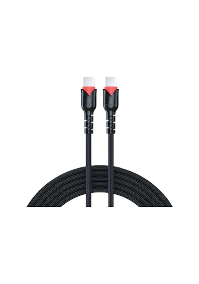 Syrox C130t Pd 30w Type-c Type-c Hasir 120 Cm Hizli Şarj Ve Data Kablosu
