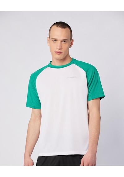 Kappa Kuby Tee Erkek Beyaz-yeşil Regular Tişört