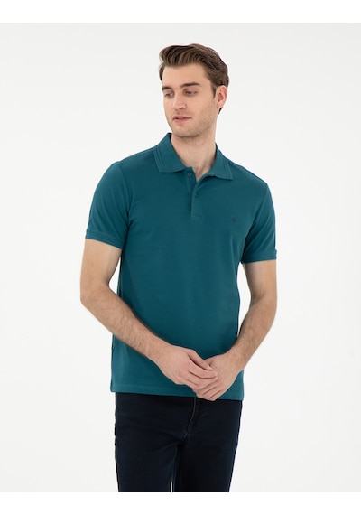 Pierre Cardin Erkek Zümrüt Tişört Basic 50306448-vr055 Zümrüt