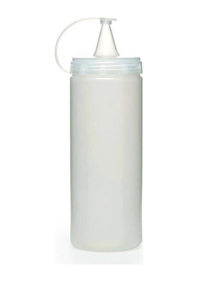 Yağdanlık 400 Ml Kapaklı Sızdırmaz Yağlık Sosluk Şişesi Plastik Şeffaf 12 Izgara