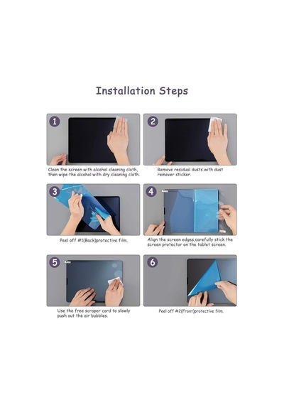 Galaxy Uyumlu Tab A7 10.4 T500 2020 Tablet Blue Nano Screen Protector