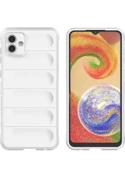 Samsung Uyumlu Galaxy A05 Kılıf Optimum Silikon Krem