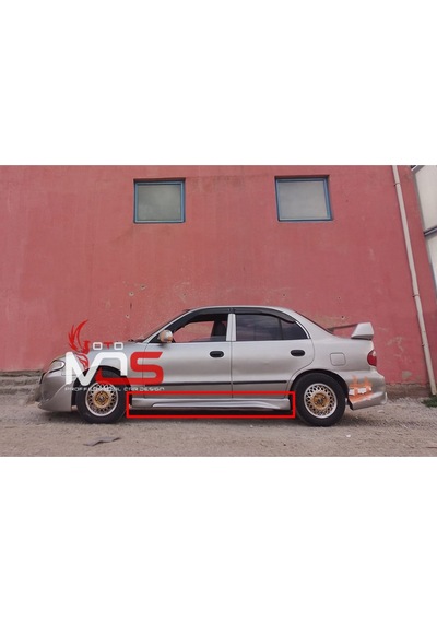 Hyundai Accent Uyumlu Yumurta Kasa Gt Marşpiyel Sağ Sol Takım Fiberglass Boyasız