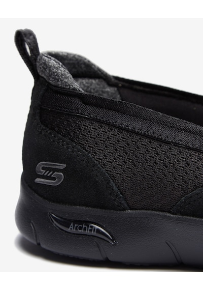 Skechers Arch Fit Refine Kadın Siyah Günlük Ayakkabı 104270 Bbk Siyah