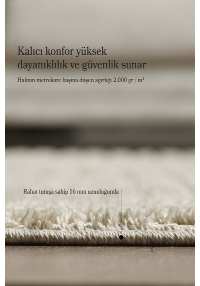 Modern Desen Özel Kesim Halı Salon Halısı Mutfak Halısı Yolluk Bej Halı Kolay Temizlenebilir Halı Bej