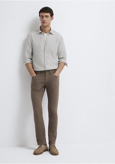 Mavi - Jake Kahverengi Gabardin Pantolon 00422a2788 Kahverengi