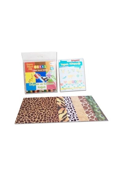 Bigibu Origami Ve Süsleme Kağıdı Hayvan Desenli Seri 8680422509890