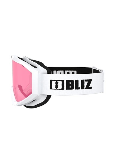 Liner Beyaz Çerçeve Pembe Lens Kayak Gözlüğü Pembe