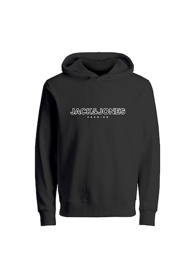 Jack & Jones Erkek Jprblajason Baskılı Kapüşonlu Sweatshirt 12249401 Siyah Jack & Jones Erkek Jprblajason Baskılı Kapüşonlu Sweatshirt 12249401 Siyah