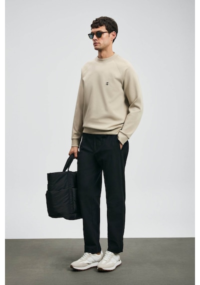 Lufian Grant Bej Erkek Sweatshirt 112030179 Bej