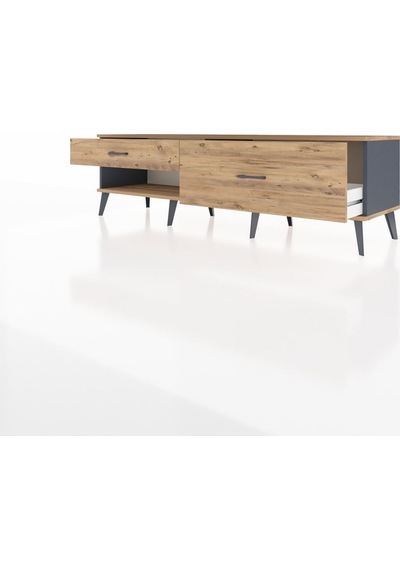Hyperion Tv Ünitesi 2 Çekmeceli 176x44x51 Antrasit-çam/çam Atlas Çam/atlas Çam Hyperion Tv Ünitesi 2 Çekmeceli 176x44x51 Antrasit-çam/çam Atlas Çam/atlas Çam
