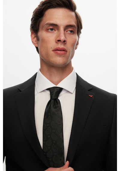 D's Damat Ds Damat Slim Fit Siyah Düz Takim Elbise 5he05ob35577m 001