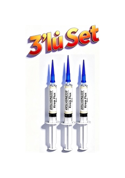 Krem Flux 5cc 3 Lü Lehim Sökme Toplama Temizleme Seti St10