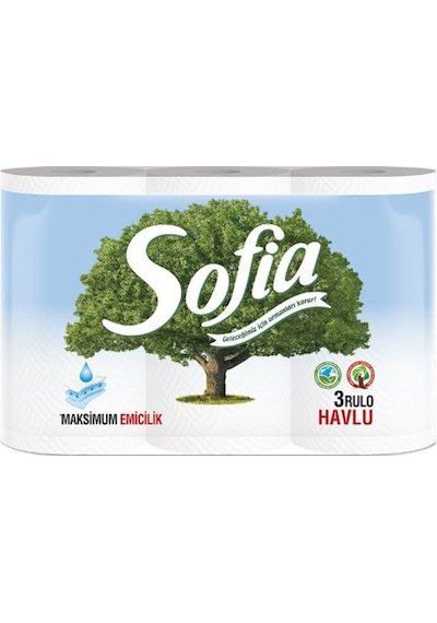 Sofia Mutfak Kağıt Havlusu 3'lü