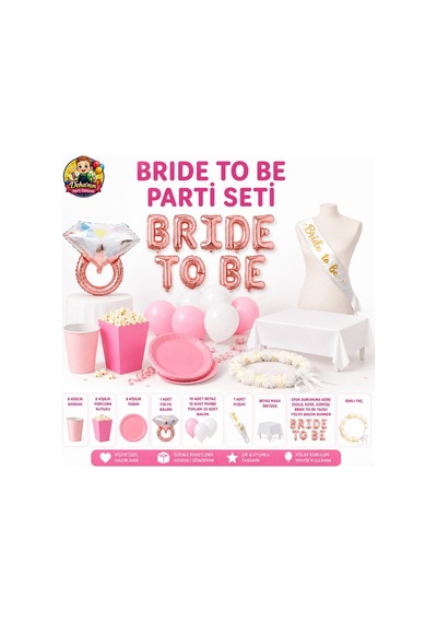 Bride To Be Parti Seti 49 Parça Bekarlığa Veda Süsü Pembe Beyaz Parti Malzemeleri Masa Süsleme Seti Bride To Be Balon Seti Folyo Balon Banner Tabak Bardak Popcorn Kutusu Kuşak Işıklı Taç Masa Örtüsü Çok Renkli Bride To Be Parti Seti 49 Parça Bekarlığa Veda Süsü Pembe Beyaz Parti Malzemeleri Masa Süsleme Seti Bride To Be Balon Seti Folyo Balon Banner Tabak Bardak Popcorn Kutusu Kuşak Işıklı Taç Masa Örtüsü Çok Renkli