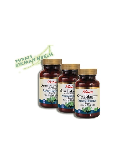 3 Kutu Balen Saw Palmetto & Isırgan & Çinko Kapsül