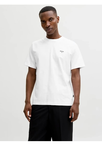 Jack & Jones Jack&jones Jprblatyler Ss Tee Erkek T-shirt 12292383 Beyaz
