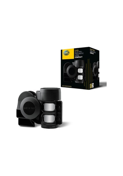 Korna Ca26-12v - 115db A - Frekans Aralığı: 520/660hz - Yüksek Ses - Elektrikli Pnömatik - Ece Onaylı - Gövde Rengi: Siyah - Miktar: 1 Horn