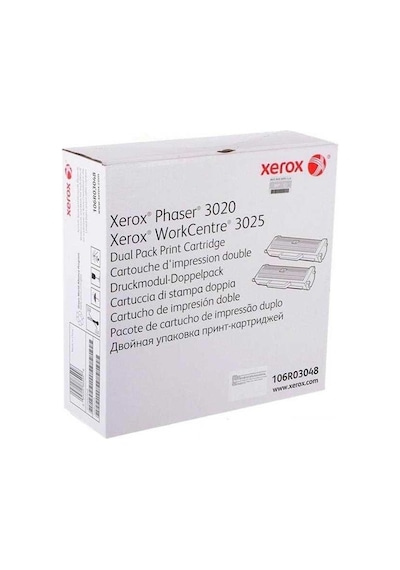 Xerox Phaser 106r03048 3000 Sayfa Siyah Toner 2'li Paket