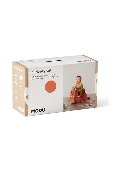 Modu Curiosity Set - Turuncu Tozlu Yeşil M-set-cur-bo-dg