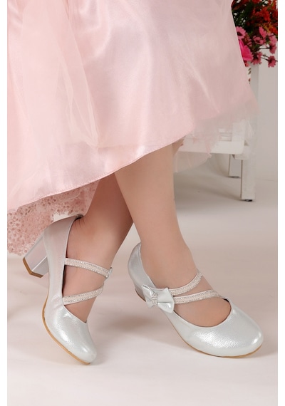 Kiko Kids 750 Günlük Kız Çocuk 4 Cm Topuklu Babet Ayakkabı 001