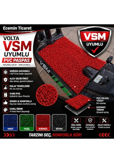 Vsm Uyumlu Pvc Paspas -