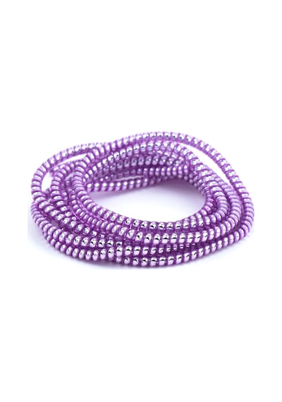 Şarj Aleti Kablosu Kablo Kordon Koruyucu Spiral Sarma Kılıf Koruma Mor Purple Shine