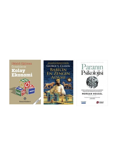 Kolay Ekonomı + Babılın En Zengın Adamı + Paranın Psıkolojısı 3 Set