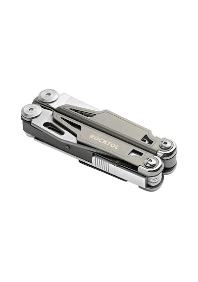 Rocktol Kamp 19 Fonksiyonlu Multitool Pense Kılıflı Gri