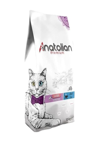 Somon Etli Kısırlaştırılmış Kedi Maması 10 Kg