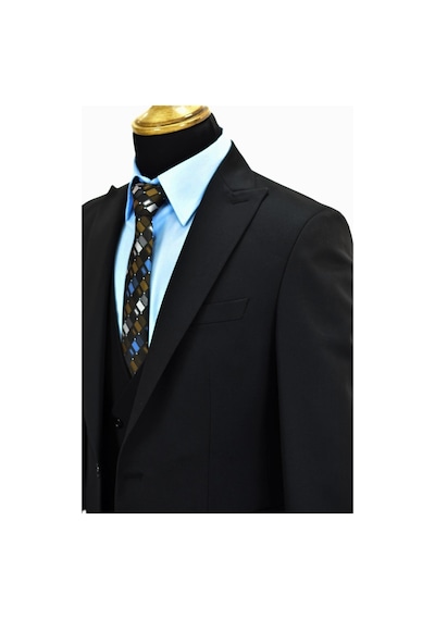 Erkek Siyah Silim Fit Takım Elbise Bgl-st02034 001